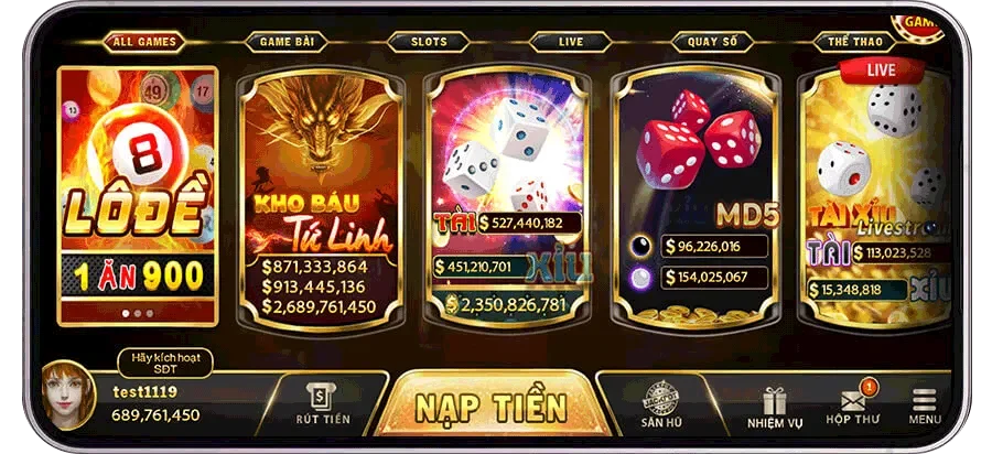 Go88 giao diện mobiel